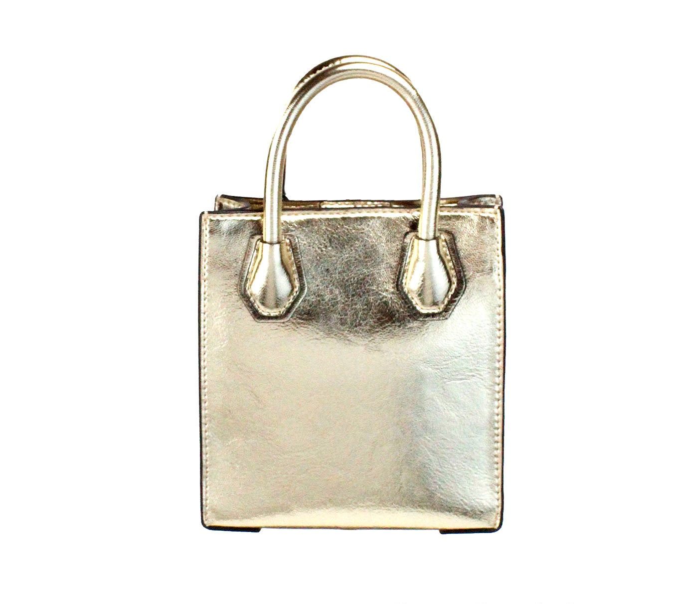 Michael Kors Mercer XS Pale Gold North South Crossbody Bag